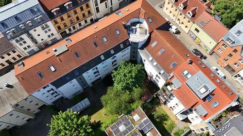 Vogelperspektive Hofansicht - 