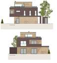 Ansicht Süd_West - Einfamilienhaus mit 215,30 m² in Leipzig zum Kaufen