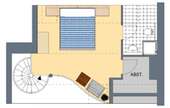 Grundriss obere Ebene - 