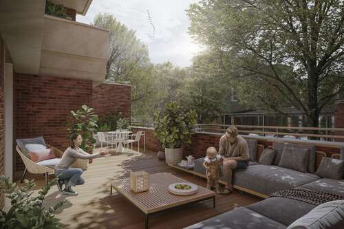 Visualisierung Balkon/Terrasse - 