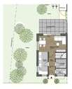 Lageplan Haus 1 Garten - 4.5 Zimmer Reihenhaus zum Kaufen in Zwenkau