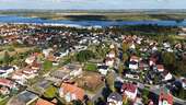 Blick zur Seepromenade - Reihenhaus mit 109,02 m² in Zwenkau zum Kaufen