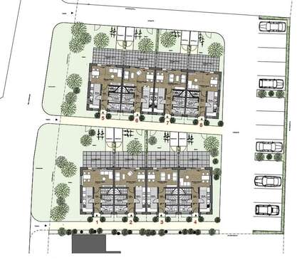 Übersichtsplan - Reihenhaus mit 109,02 m² in Zwenkau zum Kaufen