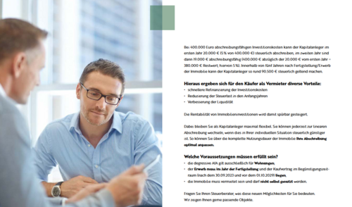 Degressive Afa von 5% - 