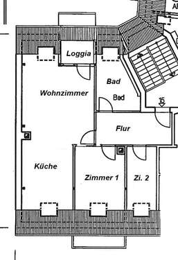 DG rechts WE15 - 3 Zimmer Dachgeschoßwohnung zum Kaufen in Leipzig