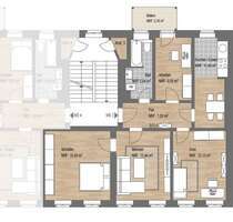 Denkmalschutz – 4-Zimmerwohnung mit Balkon in ruhiger Seitenstraße in Leipzig, Anger-Crottendorf