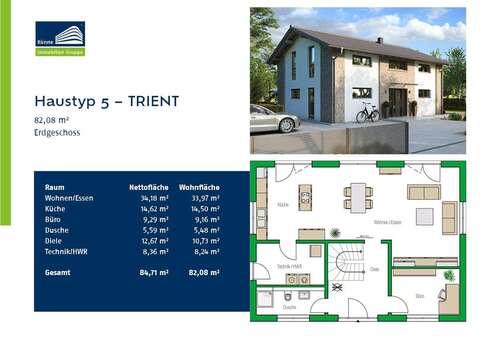 Ihr neues Zuhause: TRIENT - Einfamilienhaus mit 159,41 m&sup2; in Lützen zum Kaufen
