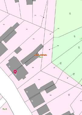 Flurkarte - 7 Zimmer Doppelhaushälfte in Schkopau