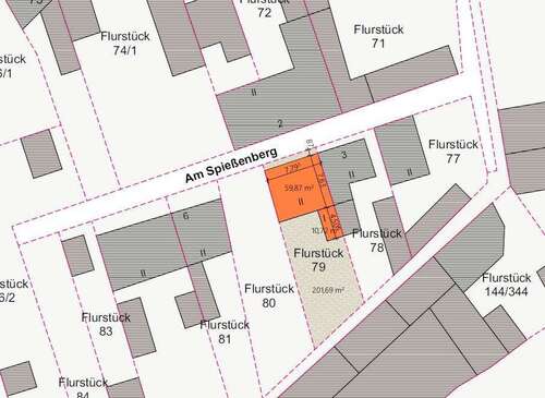 Bebauungsstudie - Baugrundstück in Stadtkernlage in Schkeuditz