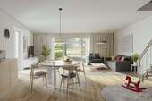 Visualisierungen_Lindenallee_Göhrenz_Innen - Reihenmittelhaus mit 147,40 m² in Markranstädt zur Miete