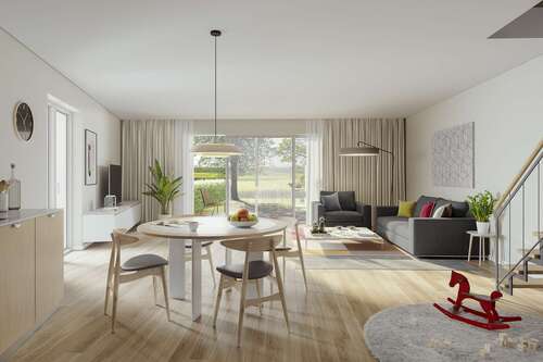 Visualisierungen_Lindenallee_Göhrenz_Innen - Reihenmittelhaus mit 147,40 m² in Markranstädt zur Miete