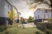 Visualisierungen_Lindenallee_Göhrenz_Straßenansicht - 5 Zimmer Reihenmittelhaus in Markranstädt