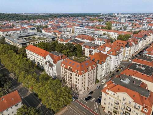 Vogelperspektive Visualisierung - Etagenwohnung mit 94,43 m² in Leipzig zum Kaufen