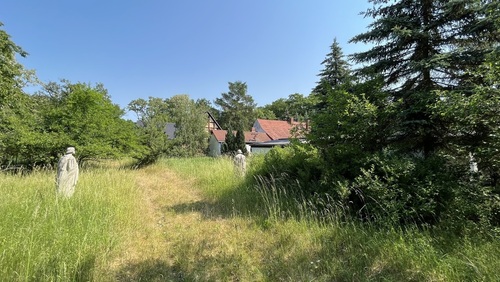 Blick von hinten - Bebautes Grundstück zum selbst verwirklichen in der Dübener Heide!