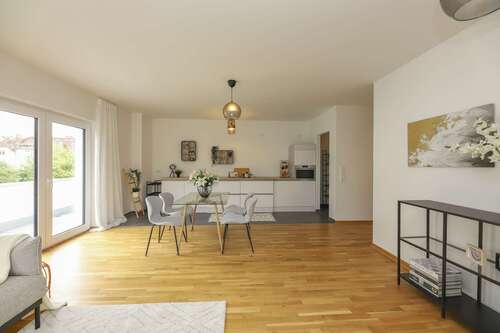 Auenblick Einrichtungsbeispiel - Erdgeschoßwohnung mit 100,10 m² in Leipzig zum Kaufen