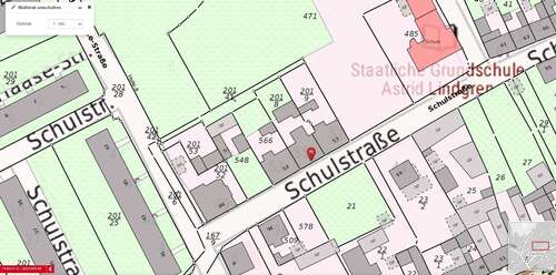 Flurkarte Schulstraße 57 - 