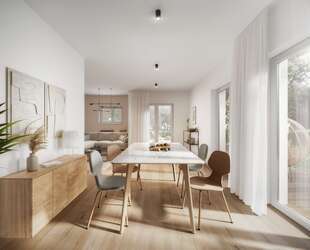 KfW 55 - Doppelhaus in grüner Umgebung mit altem Baumbestand in Leipzig-Stahmeln