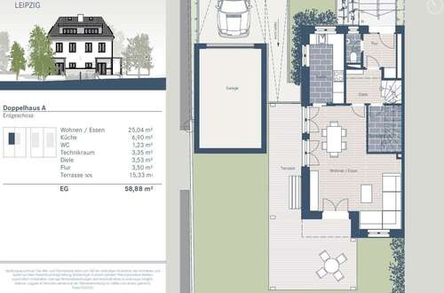 Doppelhaus A Erdgeschoss - 