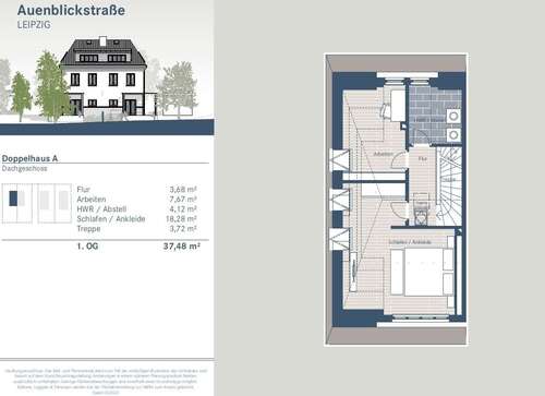 Doppelhaus A Dachgeschoss - 