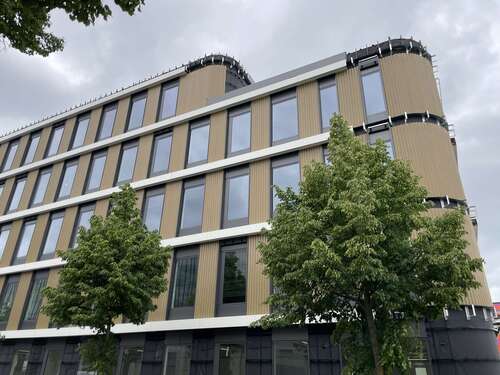 Fassade - ERSTBEZUG! Hochwertige Büroetage mit 858m² direkt an der alten Messe!
