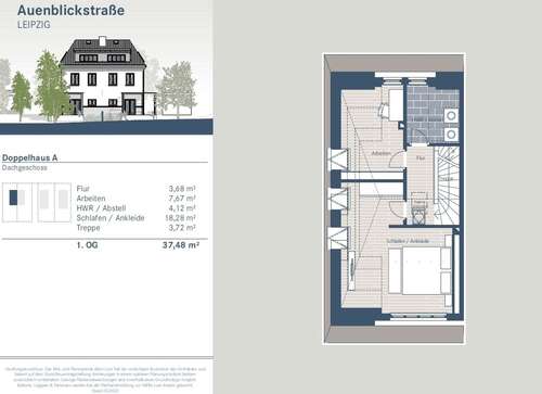 Doppelhaus A Dachgeschoss - 