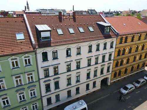 Drohnenaufnahme - 3 Zimmer Etagenwohnung zum Kaufen in Leipzig