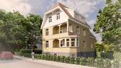 Visualisierung_Strasse - DENKMAL! Sanierungsbedürftige 'Villa Hedwig' im Kurort Schömberg, ca. 236m² Wohnfläche, prov.frei