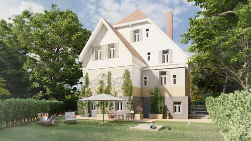 Visualisierung_Hof - 6 Zimmer Villa zum Kaufen in Schömberg