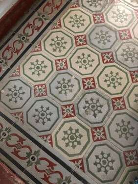 Historische Bodenplatten - 
