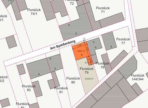 Bebauungsstudie - Baugrundstück in Stadtkernlage in Schkeuditz