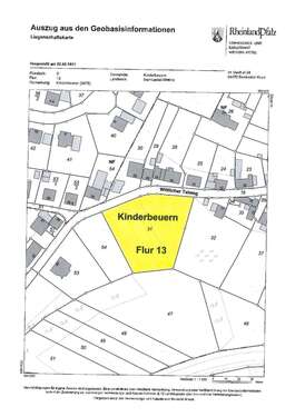 Flurkarte - ++bauen in ruhiger Lage - Baugrundstück für Ihr EIGENHEIM++