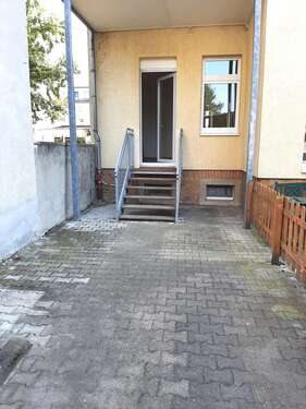 Terrasse - 3 Zimmer Erdgeschoßwohnung in Borsdorf