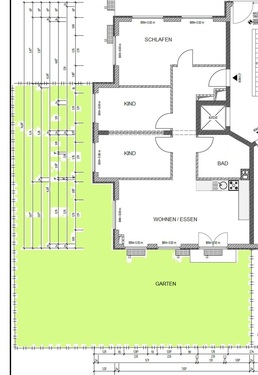 Unverbind. Grundrissbeispiel - Gewerbe- Wohneinheit mit großem Garten & Stellplatz