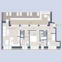 Grundriss WE 22.2 - *ERSTBEZUG* Spektakuläre Penthouse -Wohnung mit 3,5 Zimmern + ca. 18m² Terrasse in Schleußig