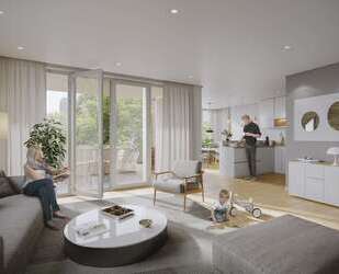 *Sensationelles Neubauprojekt in Leipzig-Schleußig* - Wohnung mit 3 Zimmer und über 18m² Terrasse