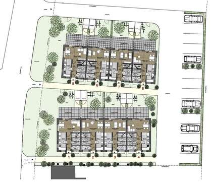 Übersichtsplan - Reihenhaus mit 872,00 m² in Zwenkau zum Kaufen