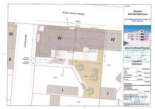 Lageplan Übersicht - Grundstück in Zwenkau
