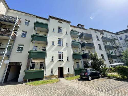 Rückansicht - 2 Zimmer Etagenwohnung zum Kaufen in Leipzig