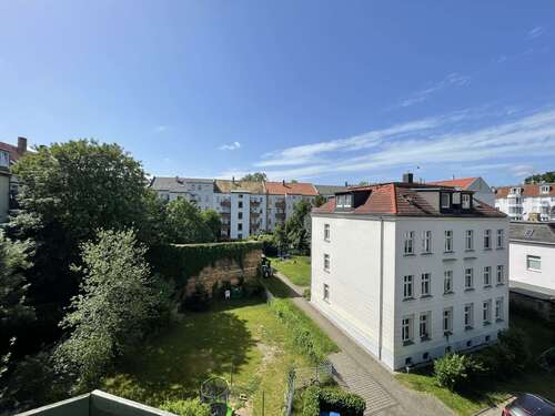 Blick von Balkon - 2 Zimmer Etagenwohnung in Leipzig