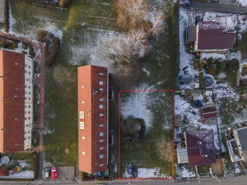 Draufsicht Grundstück 2 - Baugrundstück bei Borna – voll erschlossen, ideal für Ihr Einfamilienhaus