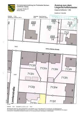 Flurkarte-001 - Grundstück mit Projektierung+positiver Bauvoranfrage für ca. 1.500 m² Wohnfläche