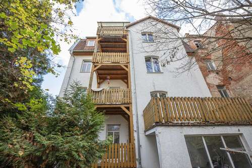 Rückansicht - Mehrfamilienhaus, Wohnhaus in Gera