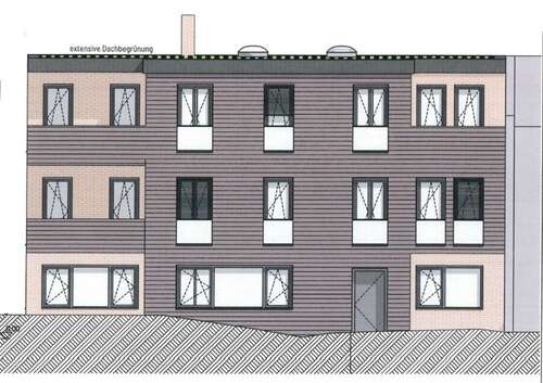 Ansicht Nord - Unmittelbar an der Karli - Baugrundstück in 2. Reihe mit Baugenehmigung