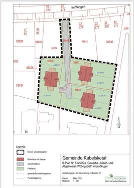 Lageplan - Grundstück zum Kaufen in Kabelsketal