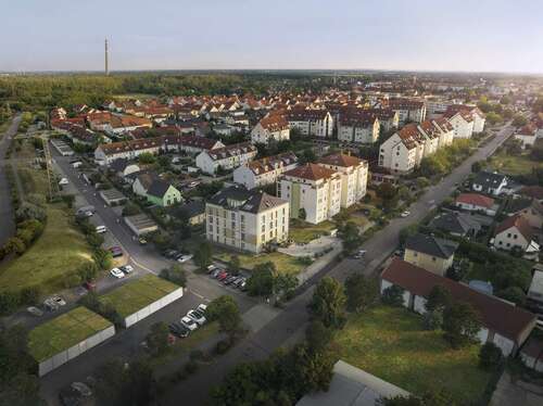 Blick nach Markranstädt - 3 Zimmer Etagenwohnung in Markranstädt