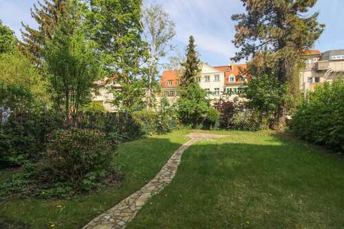Garten - 8 Zimmer Maisonettenwohnung zum Kaufen in Leipzig