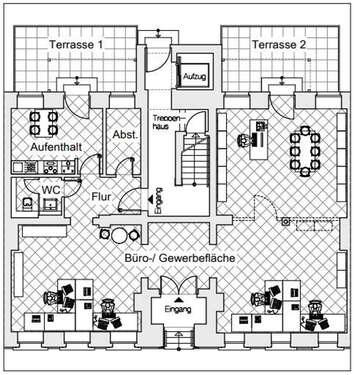 Hermann 3 - 3 Zimmer Laden, Geschäft, Verkaufsfläche in Chemnitz