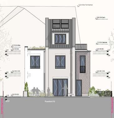Ansicht West EFH - 
