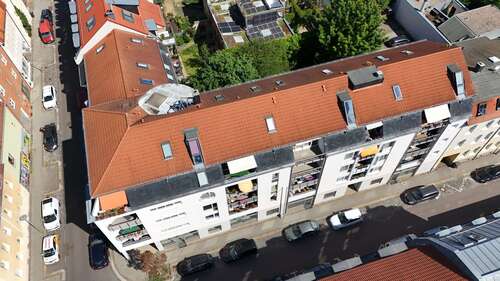 Vogelperspektive - Komfortable 3-Zimmerwohnung mit Loggia in Leipzigs Westen