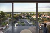 Dachgeschoss Blick zum See - 3 Zimmer Dachgeschoßwohnung in Markranstädt